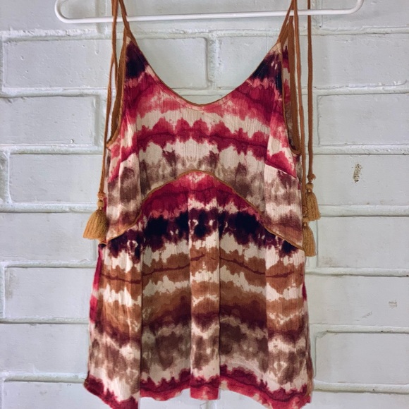 Boho Style Tank Top Blouse - Picture 2 of 3